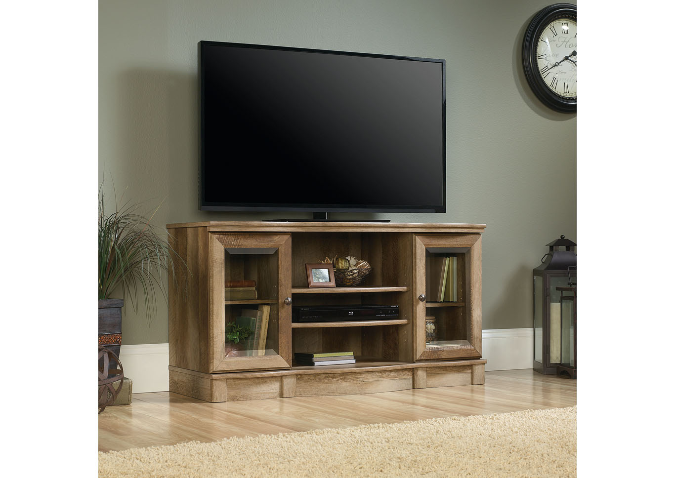 Regent Place Craftsman Oak Tv Stand,Sauder